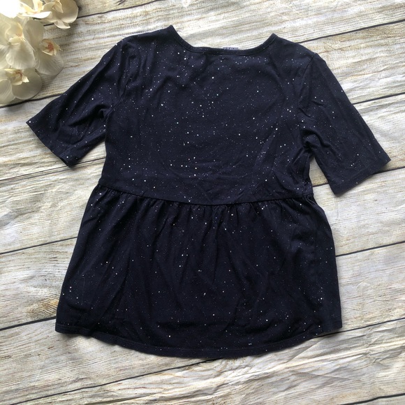 Gap Toddler Girl’s Blue Navy Peplum Tunic - Picture 2 of 5